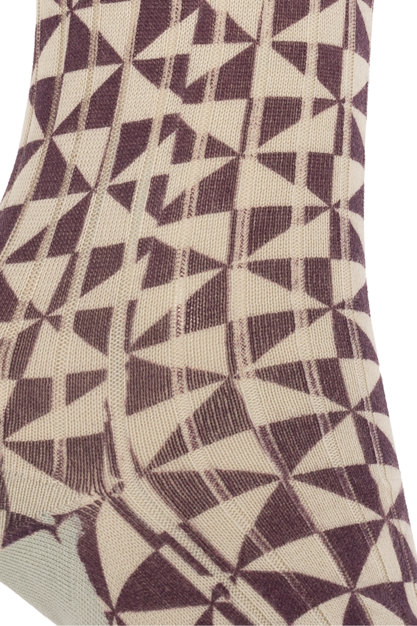 【DRIES VAN NOTEN】プリント タビソックス Purple 送料関税込 DRIES VAN NOTEN】プリント タビソックス Purple 送料関税込
